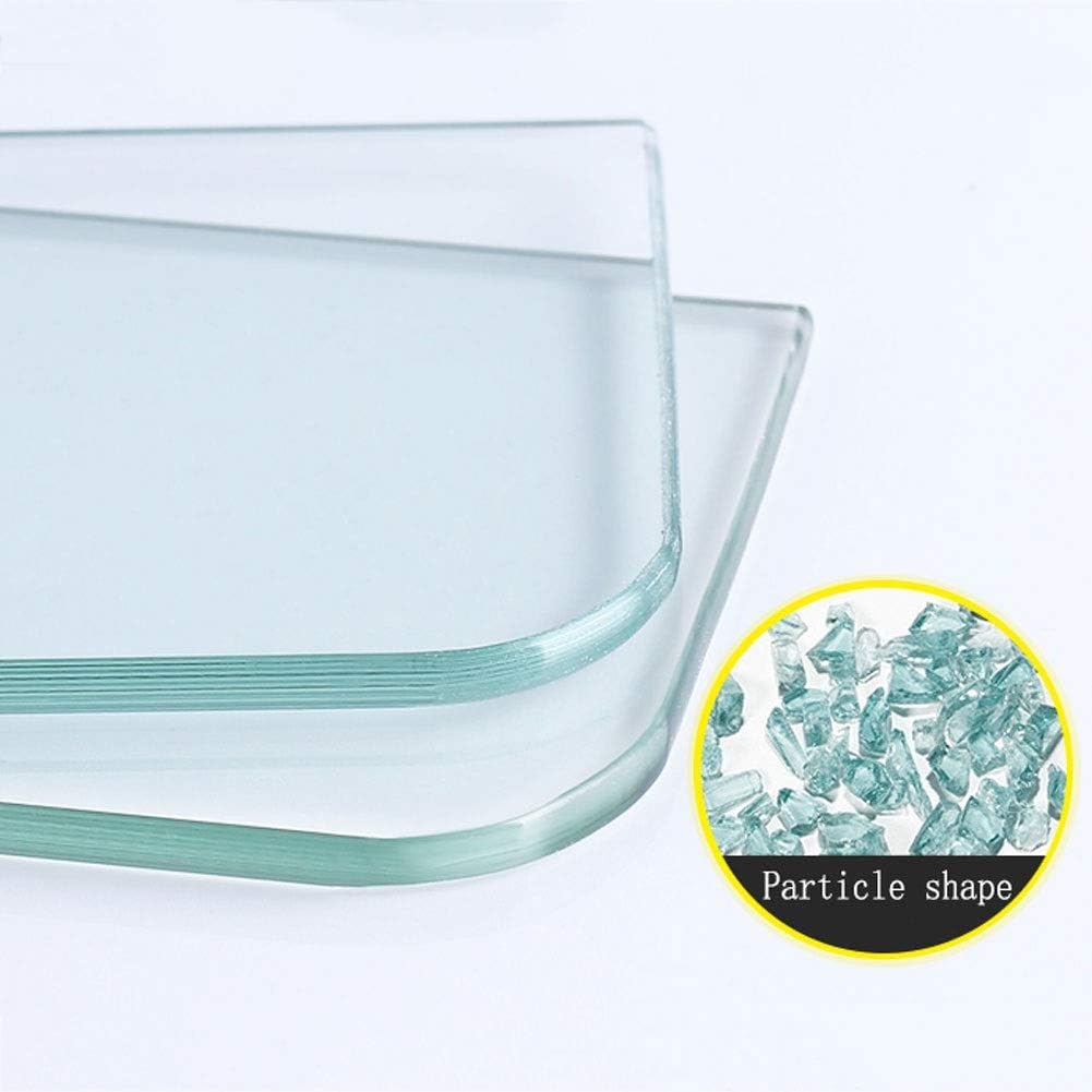 AGYH Bathroom Shelf Stainless Steel Bathroom Storage Rack Glass Wall Mount (40cm, 50cm, 60cm) (Size : 60cm)