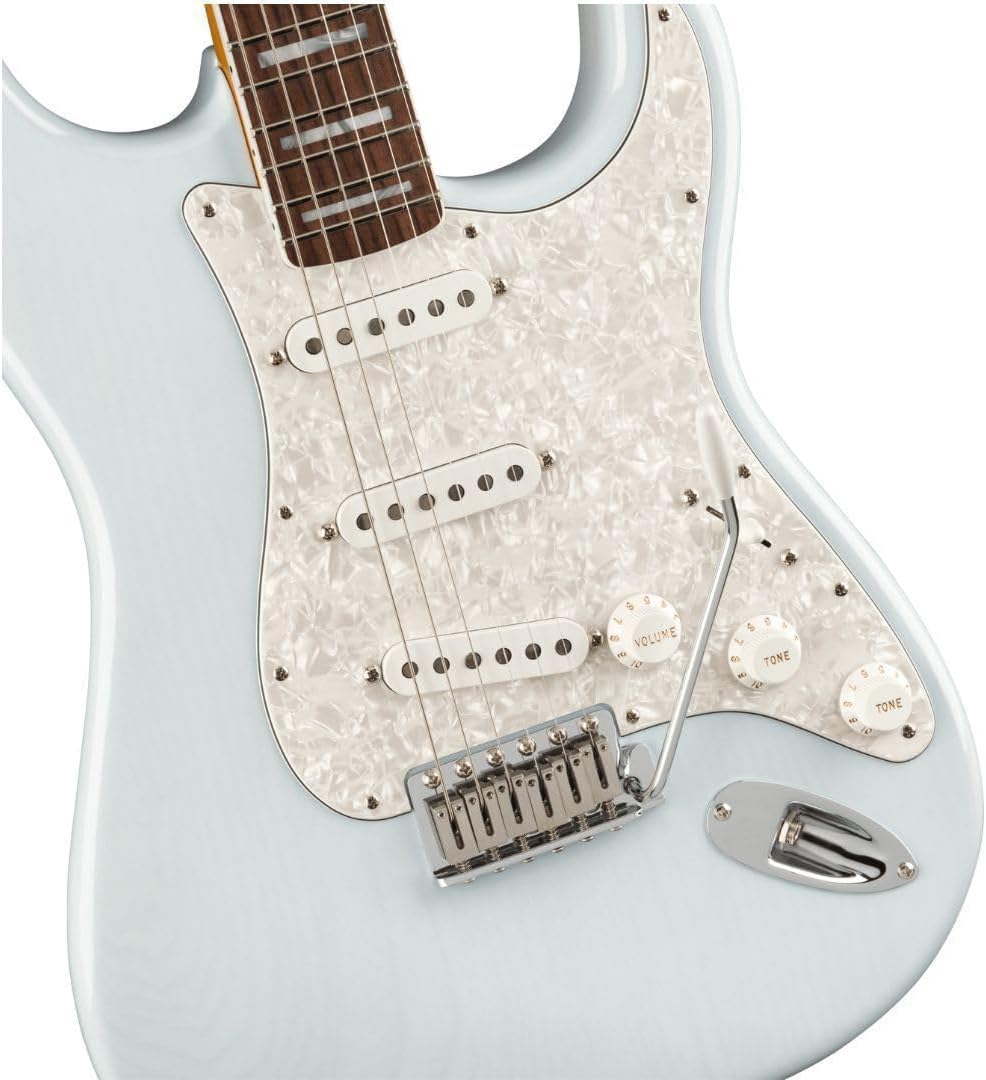 Fender Kenny Wayne Shepherd Stratocaster Electric Guitar - Transparent Faded Sonic Blue