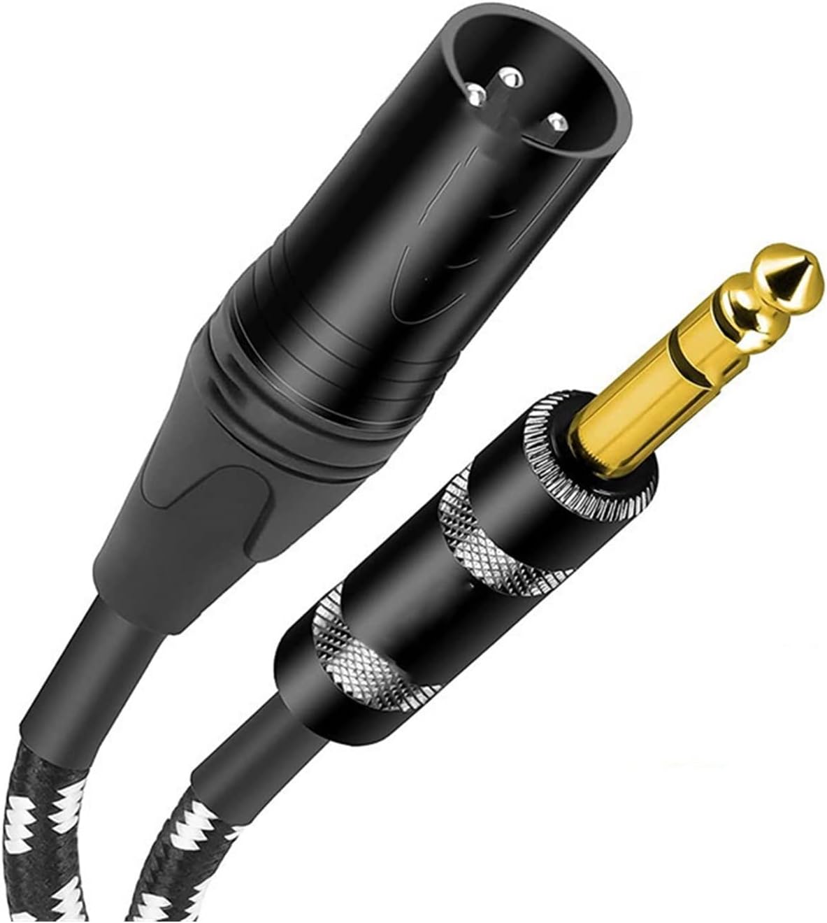 Guitar Cable 6.35 to Extended Cable Microphone Guitar Mixer Silver-Plated Cable (Color : 6m)