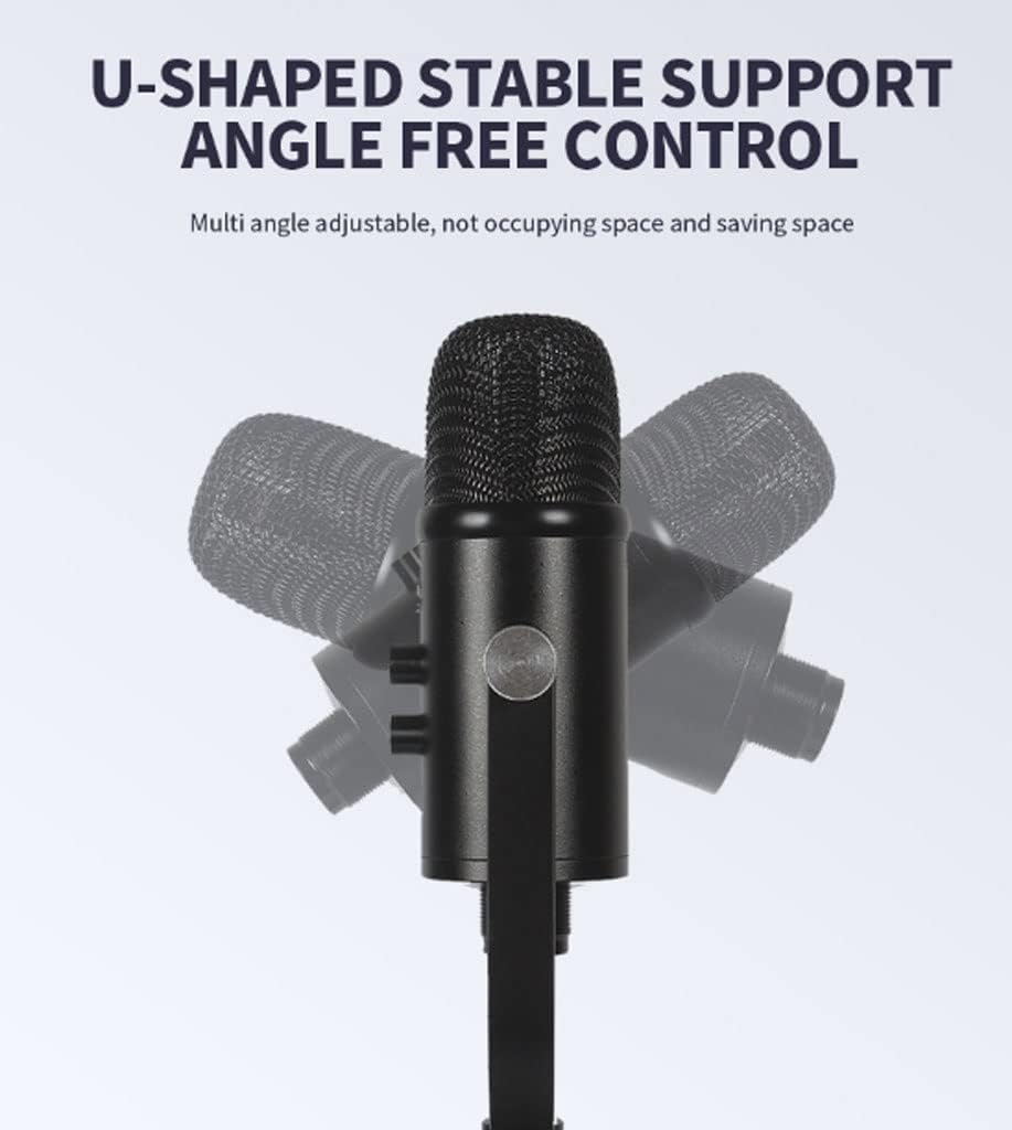 USB Microphone, Condenser Microphone, Precise Supercardioid Pickup Pattern, Professional Recording Quality