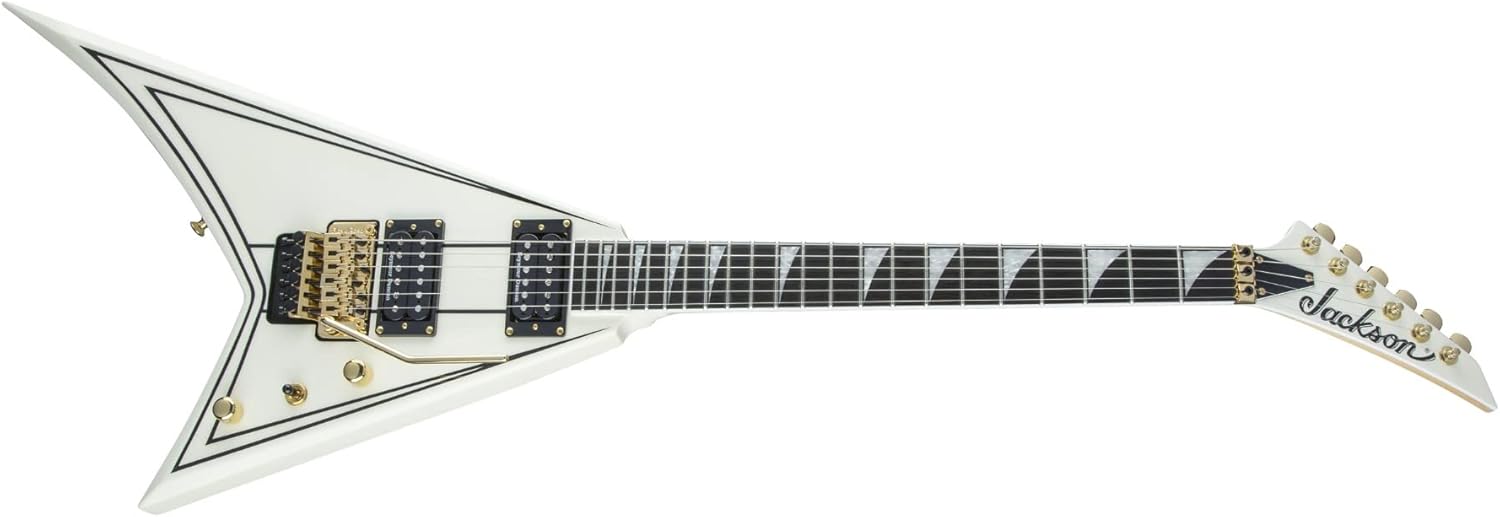 Jackson RR3 Pro Series Rhoads - Ivory with Black Pinstripes