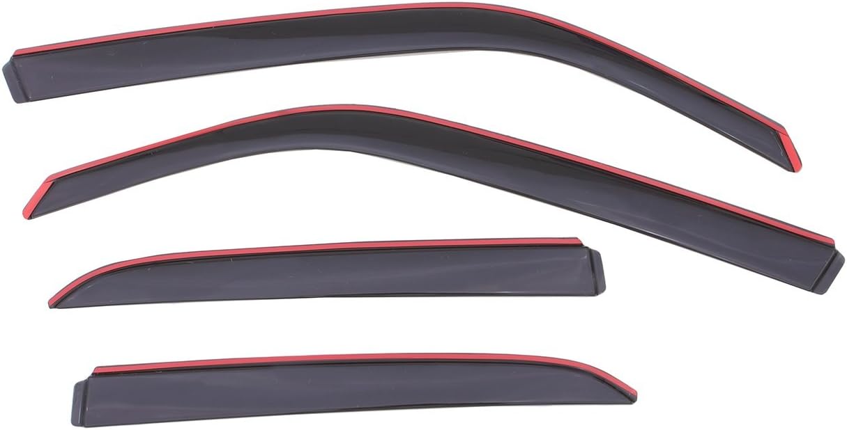 Auto Ventshade [AVS] Low Profile Rain Guards for 2005 - 2008 Dodge Magnum; 2005 - 2010 Chrysler 300 | Window Vent Visors, 4 pcs. - Dark Smoke | 994002