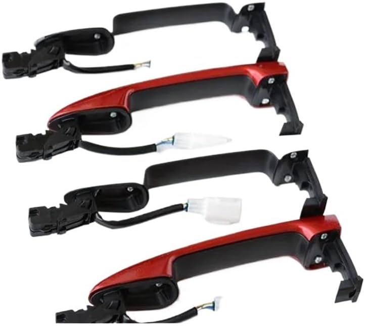 Car Keyless Entry Handle with Button Compatible for Mazda Atenza Axela CX5 M6 M3(1pair Black)