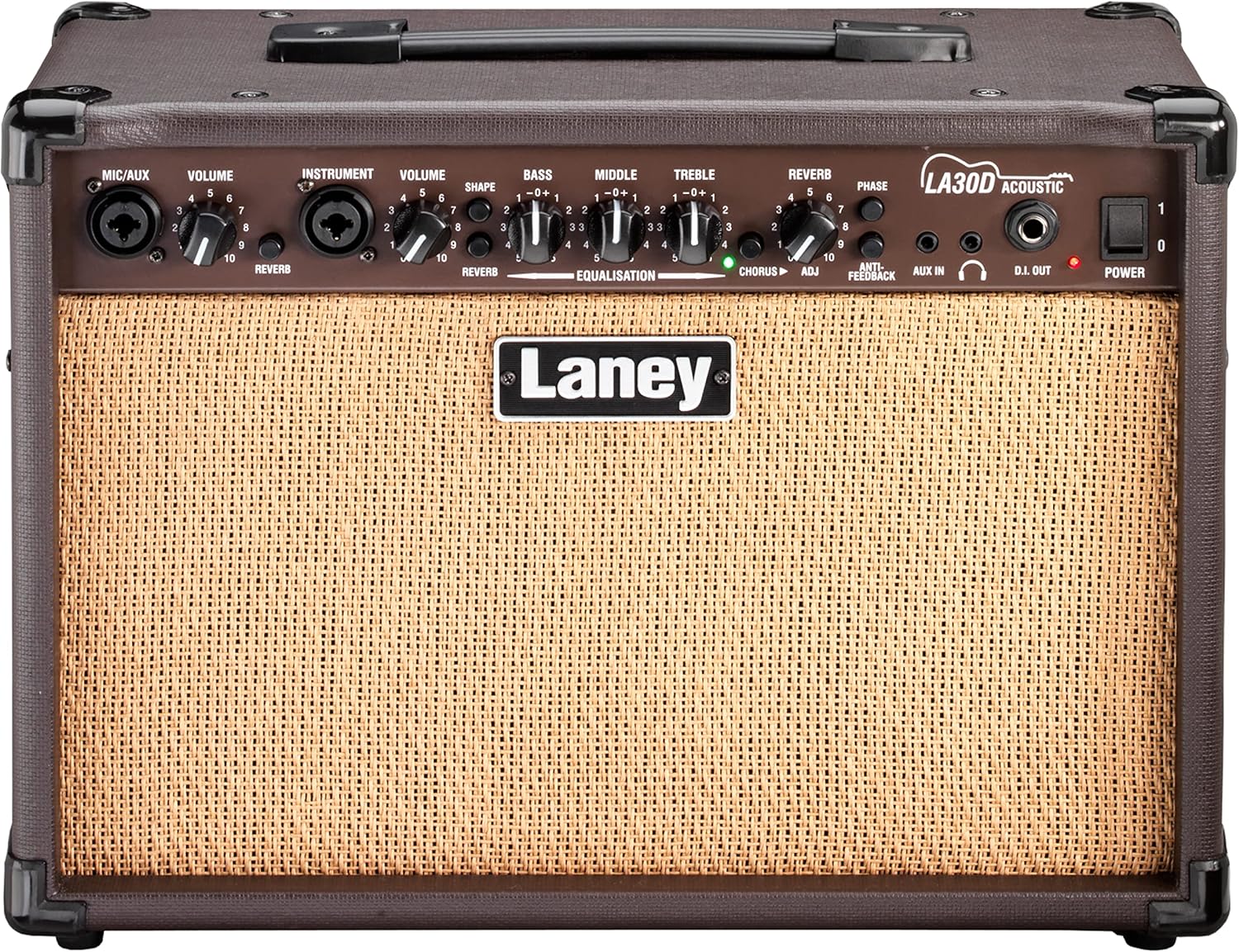 Laney Acoustic Guitar Amplifier, Brown (LA30D)