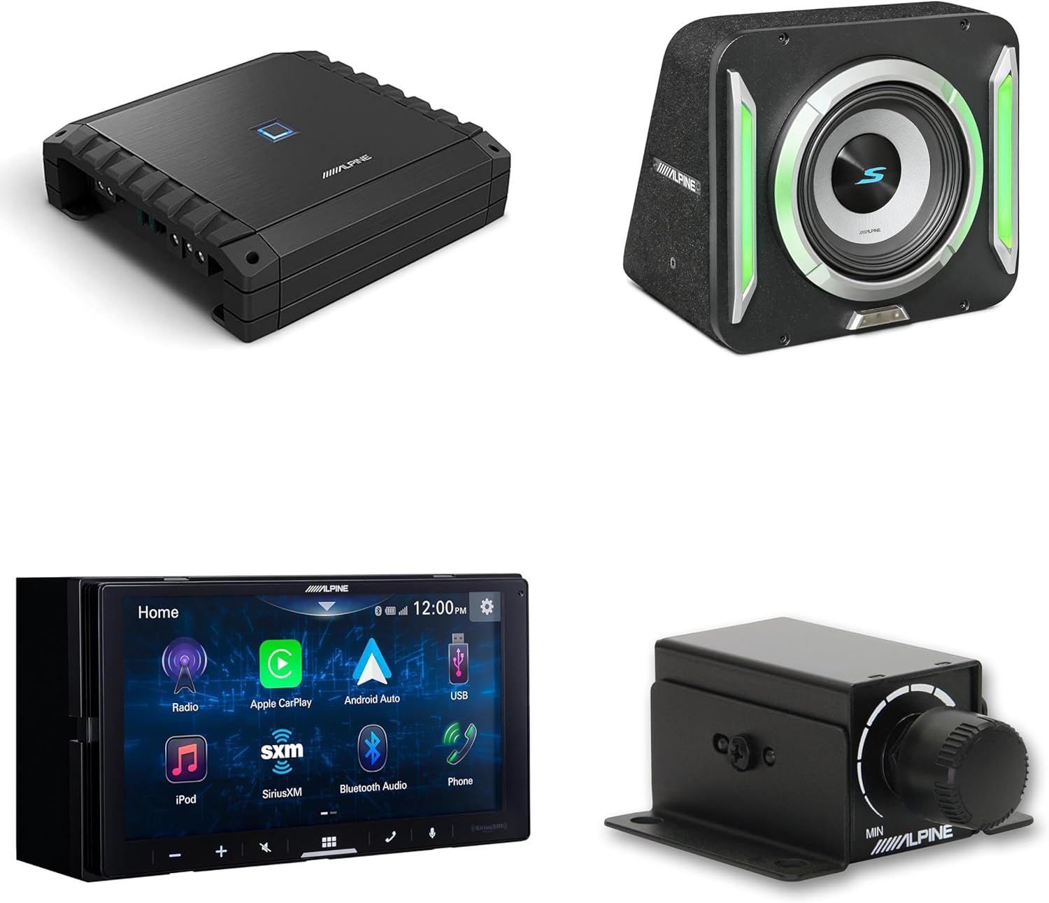 Alpine iLX-W670-S Receiver & S2-SB10 PrismaLink™ S2-Series 10