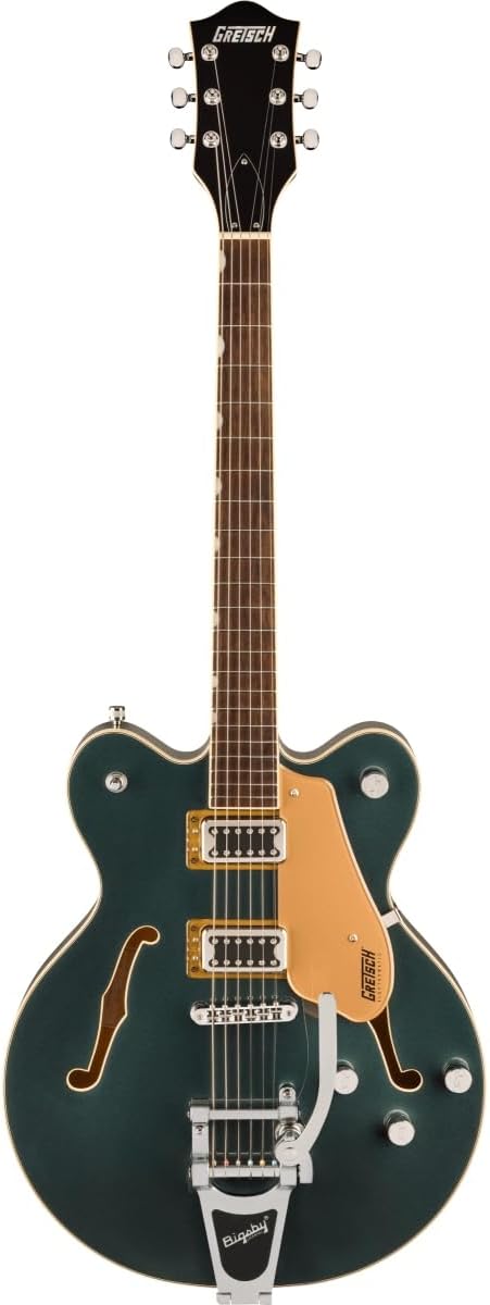 Gretsch G5622T Electromatic Center Block Double-Cut 6-String Right-Handed Electric Guitar with Bigsby Tailpiece (Cadillac Green)