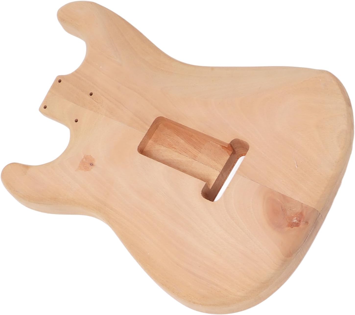 Unfinished Electric Guitar Body Blank - DIY Replacement Wooden Barrel for Electric Guitar Building, Custom Paint & Professional Upgrade (GSB09)