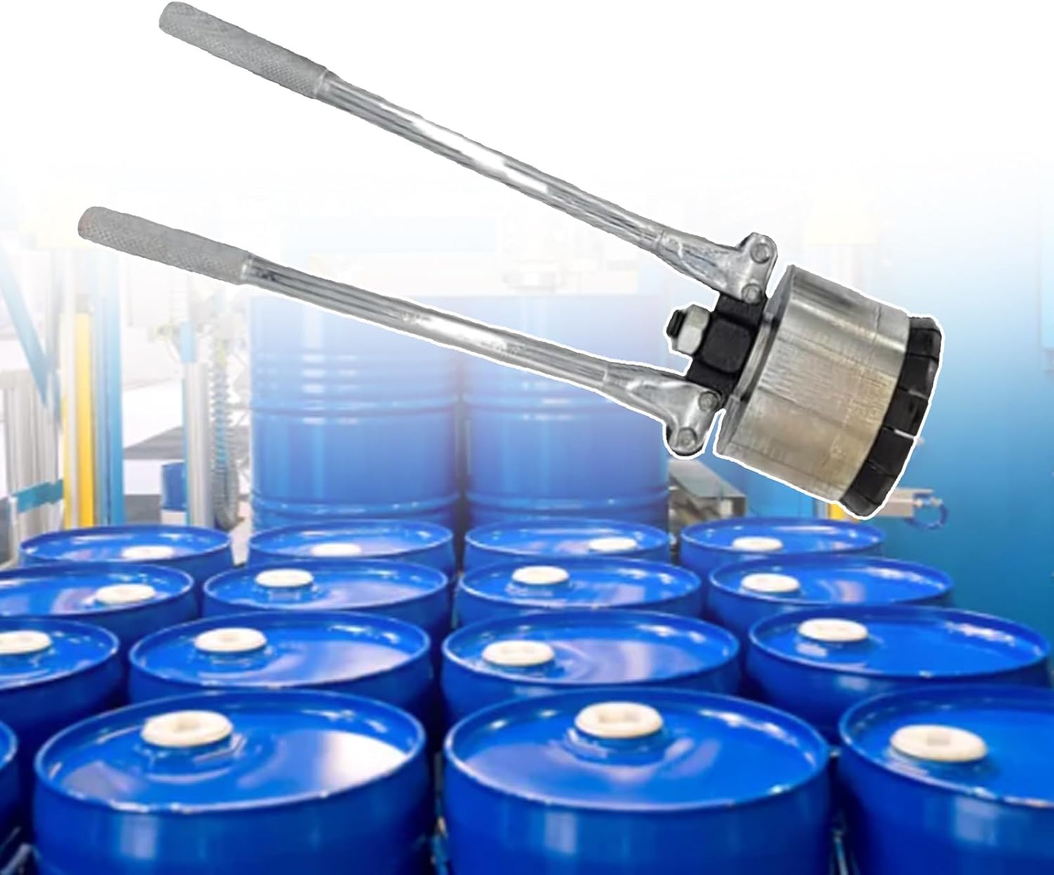 35/70Mm Oil Drum Pressure Cap Sealing Crimping Tool, Crimper Sealer for 200-Liter (53 Gallon) Drum/Barrel, Drum Manual Oil Barrel Sealing Machine,70mm