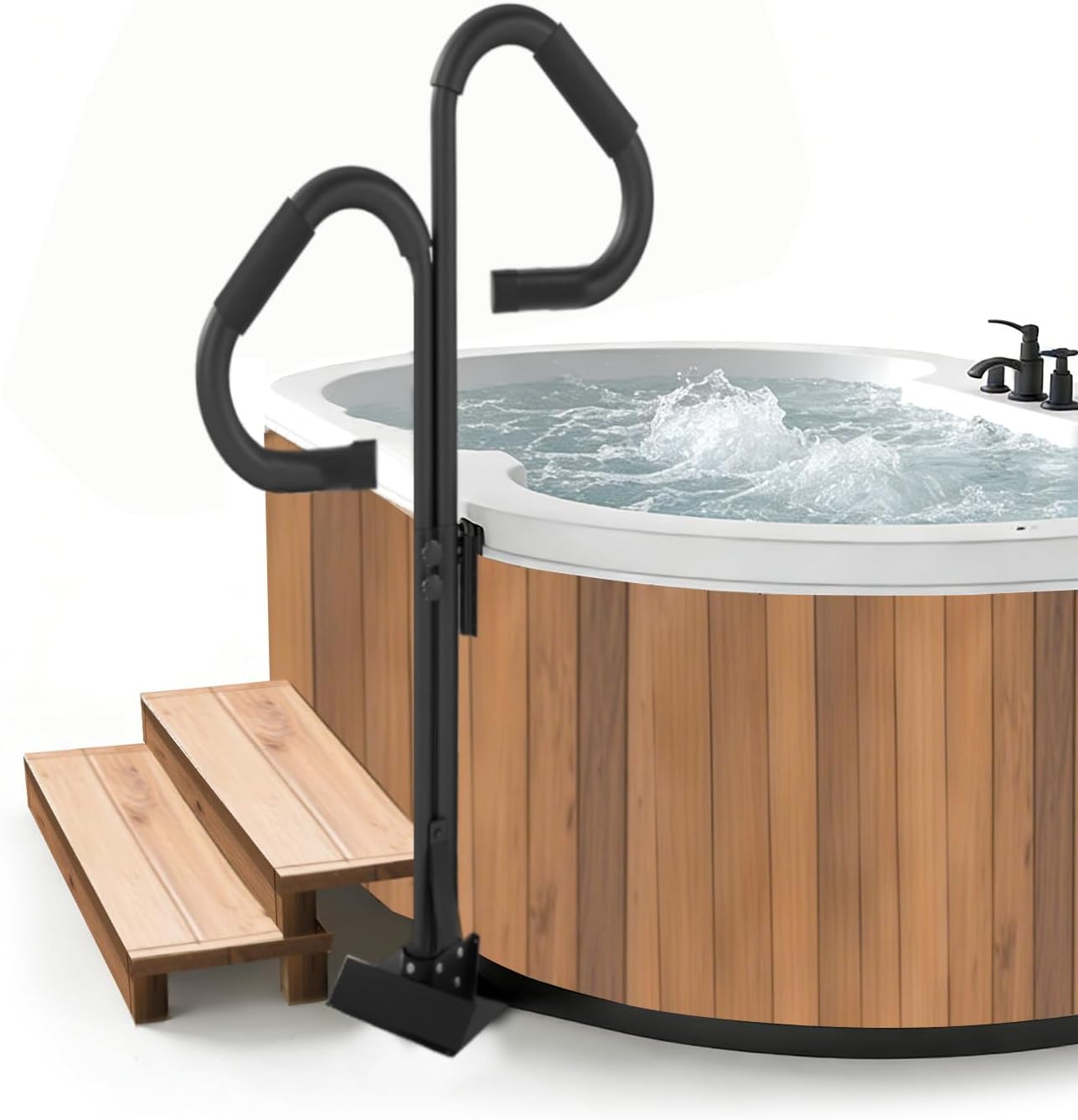 Two-Way Hot Tub Handrails,Hot Tub Railing to Get in and Out,38