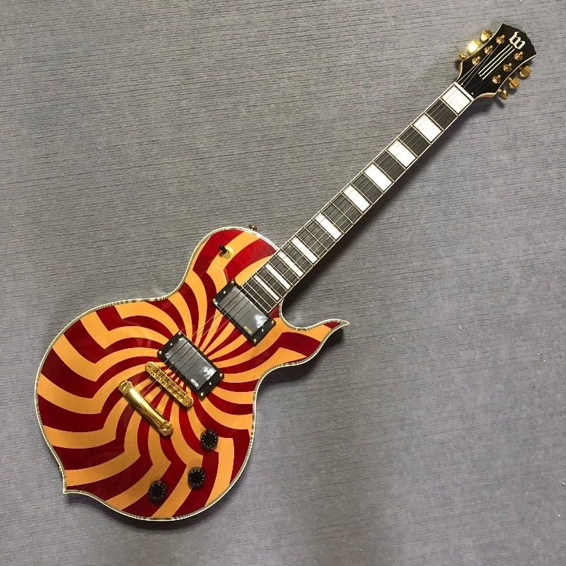 6-String Electric Guitar Solid Body Gloss Finish Maple Neck and Rosewood Fingerboard Professional Tone and Build for Home Studio Recording Stage Performance and Live Gig Musicians