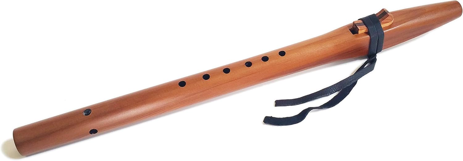 Heartwood Cedar Native American Style G Flute Package with Book and Flute Bag by Stellar Flutes
