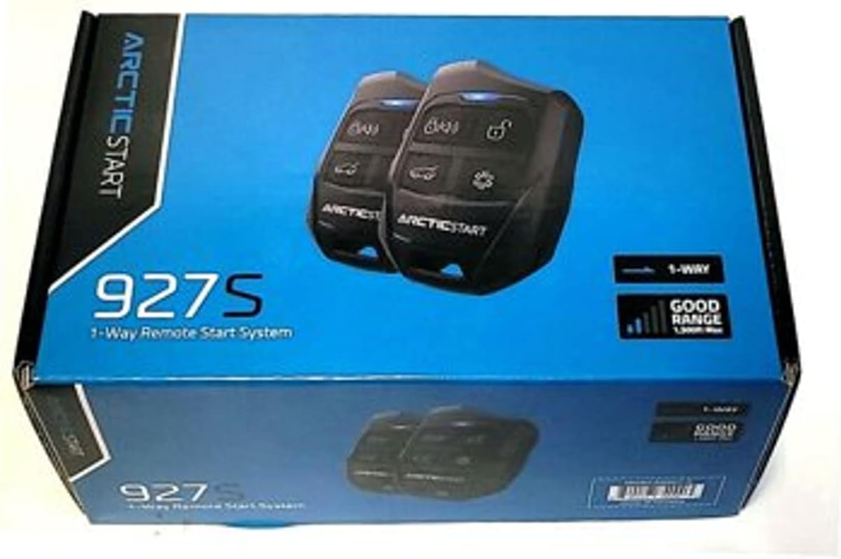 Arctic Start AR927S Car Remote Starter with 2 Remotes Keyless Entry New 1500 Ft