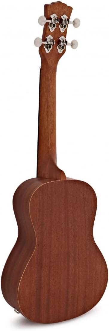 Luna Maluhia Peace Concert Ukulele with Gig Bag, Satin Natural