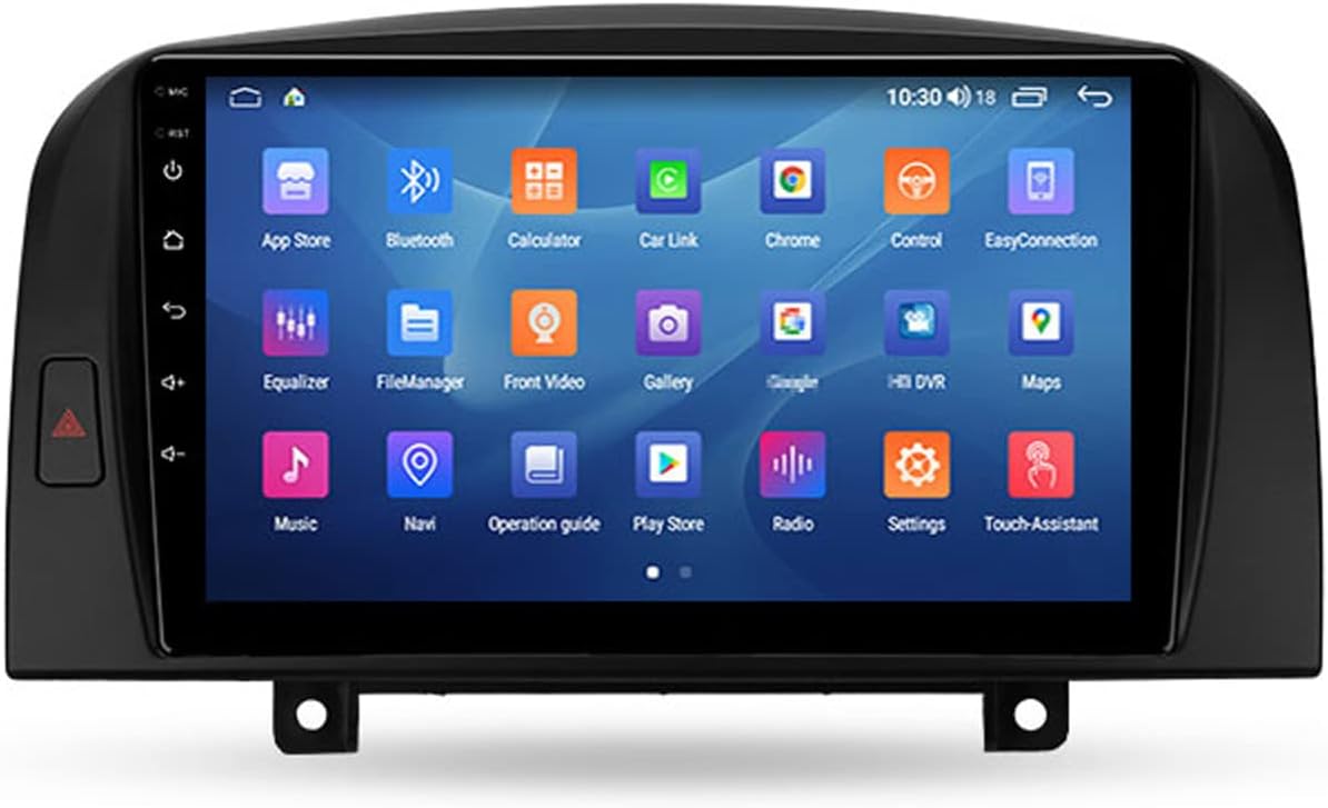 9 Inch Double Din Digital Media Car Stereo Receiver, Bluetooth Touch Screen Car Radio MP5 Player for Hyundai Sonata NF 2004-2008 Support Backup Camera/Carplay/Steering Wheel Control