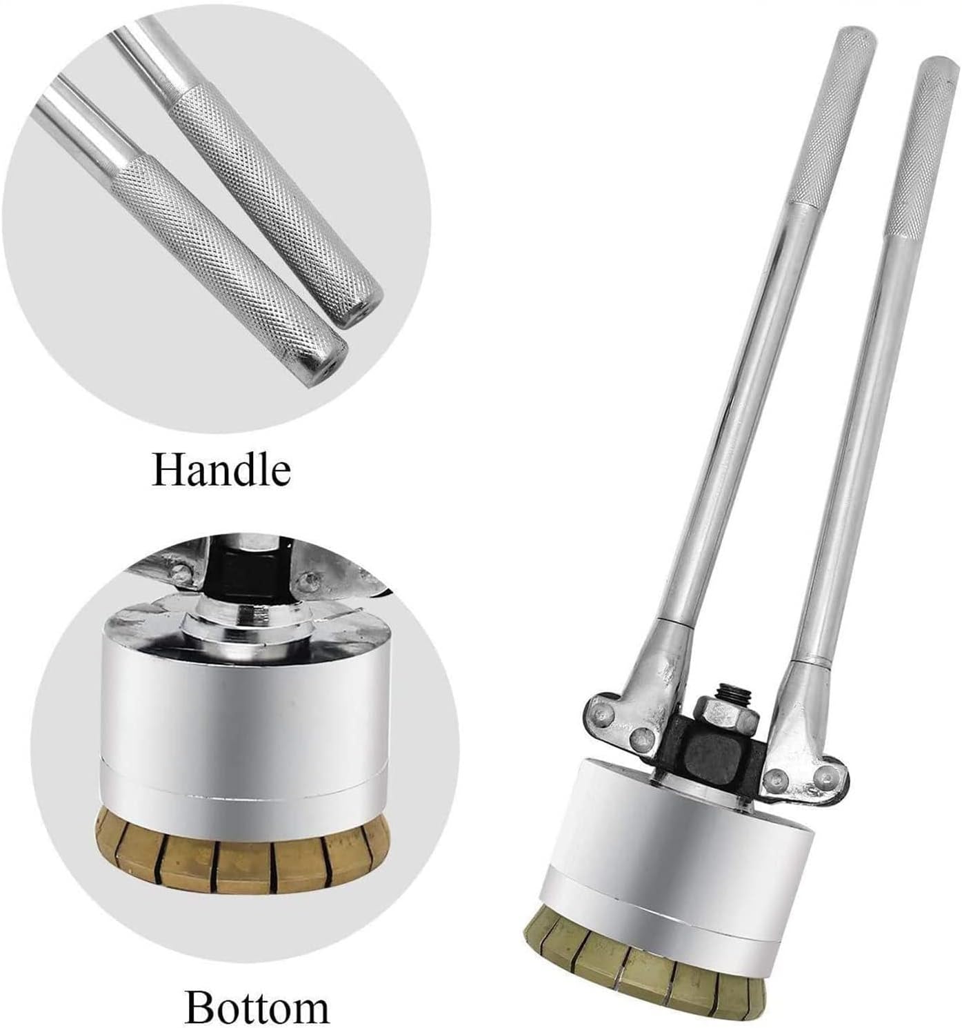 200l Oil Drum Pressure Cap Sealing Barrel Crimping Tool,35&70mm Crimper Sealer,53 Gallon Manual Oil Barrel Sealing Machine,Used in Liquid Packaging Industries,Oneset,Set