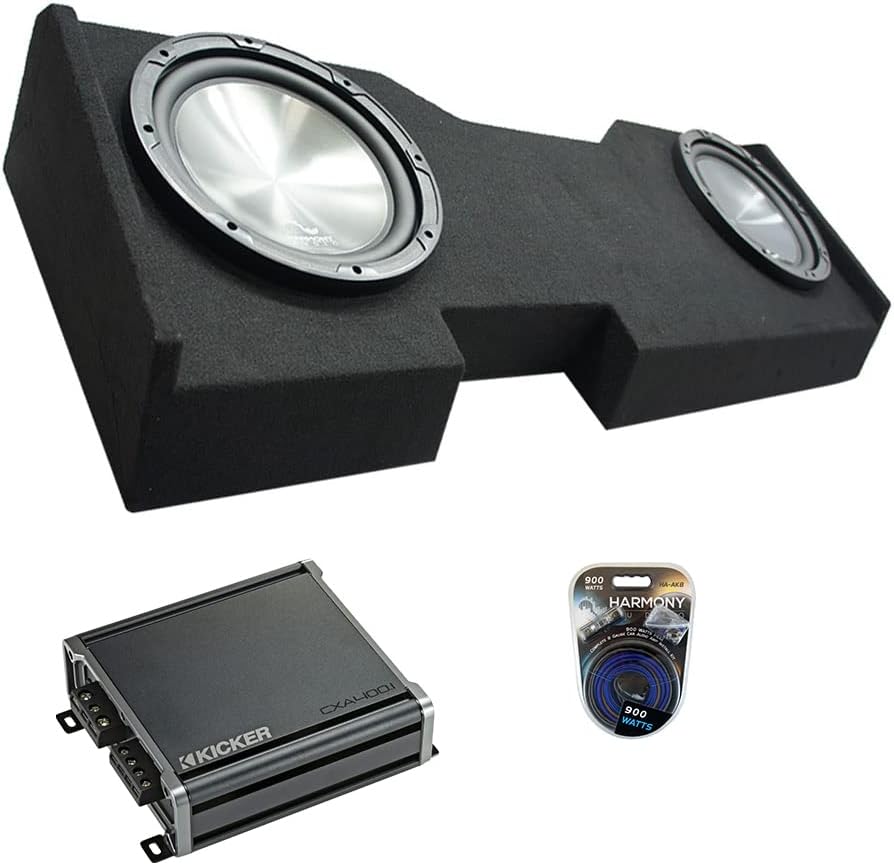 Harmony Audio HA-R104 Compatible with Chevy Silverado Crew Cab 2014-2018 Rhythm Series 10