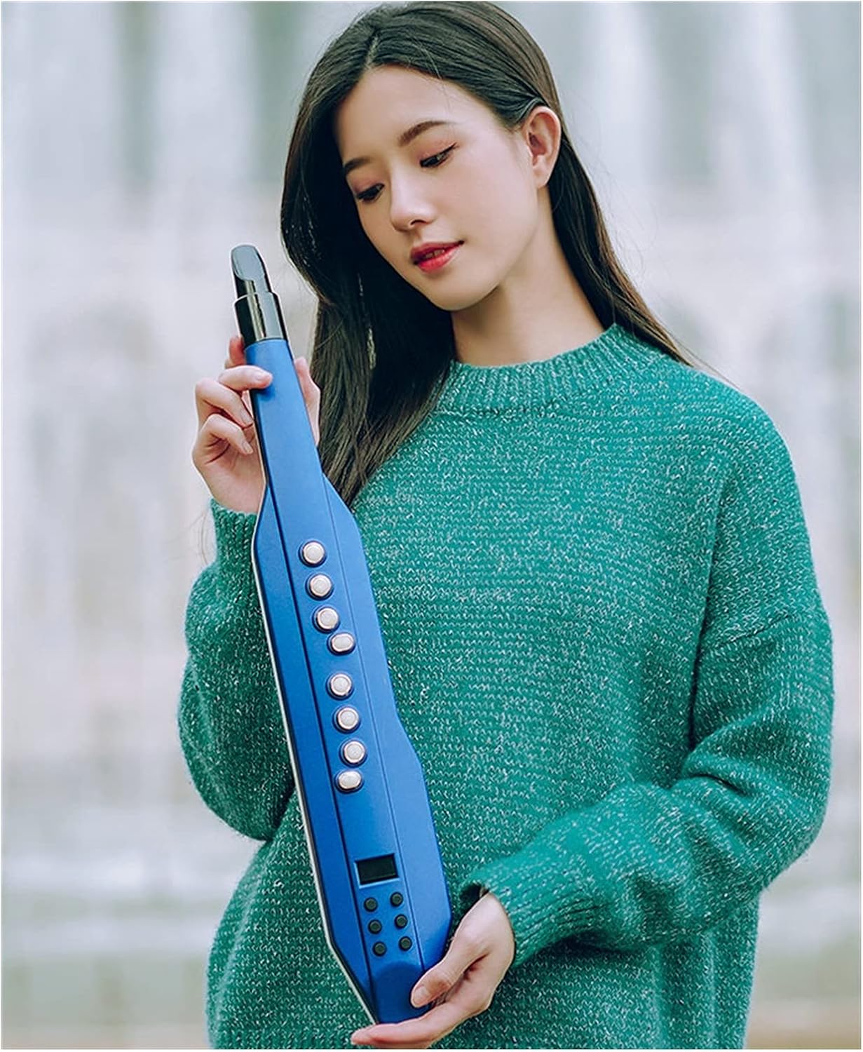 Sax Beginners Kit Electronic Wind Instrument Electronic Saxophone Blowpipe A Casual Instrument for Beginners Wind Instrument (Color : 12)