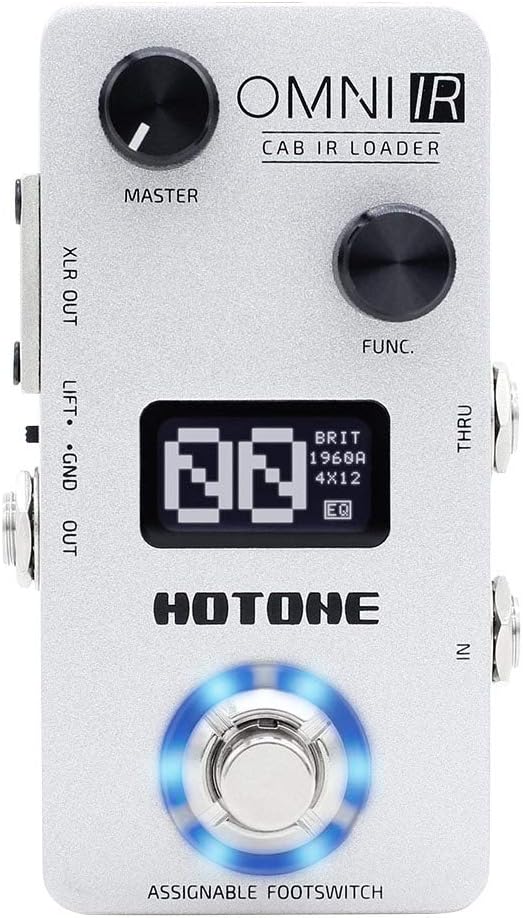 Hotone Omni IR Cab Impulse Response Cabinets Speaker Simulation Guitar Bass Effects Pedal