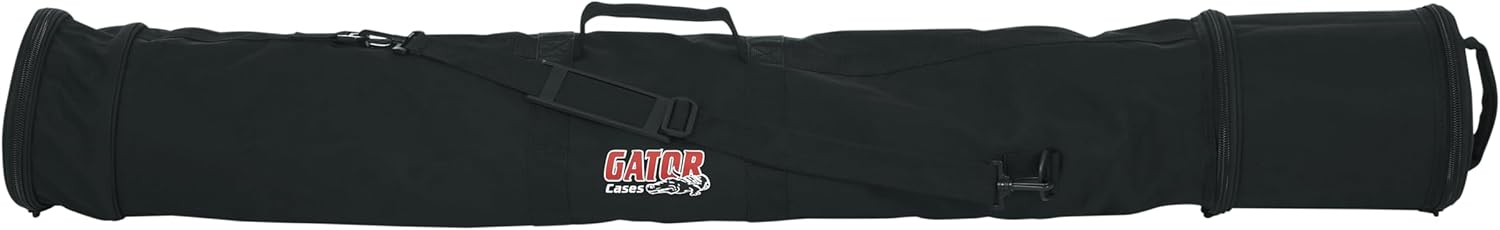 Gator Cases Lightweight Microphone Combo Carry Bag, Holds Five (5) Wired Mics and Three (3) Stands (GX-33)