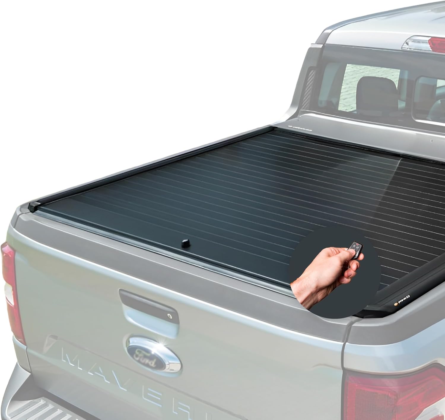 KEKO - Manual Retractable Hardtop Tonneau Cover Compatible with Maverick 2022-2025 - Truck Bed Cover, Truck Tonneau Covers - Easy 10-Minute Install, Car & Truck Accessories - Alloy Steel