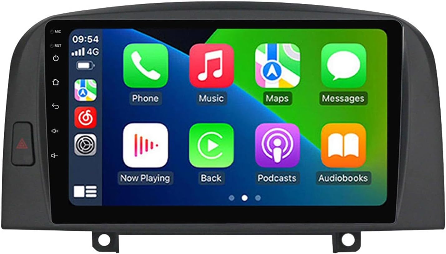 Car Stereo for Hyundai Sonata NF 2004-2008 Android 12 Bluetooth Car Radio with HD Touch Screen Wireless CarPlay SWC WiFi Android Auto 4G LTE
