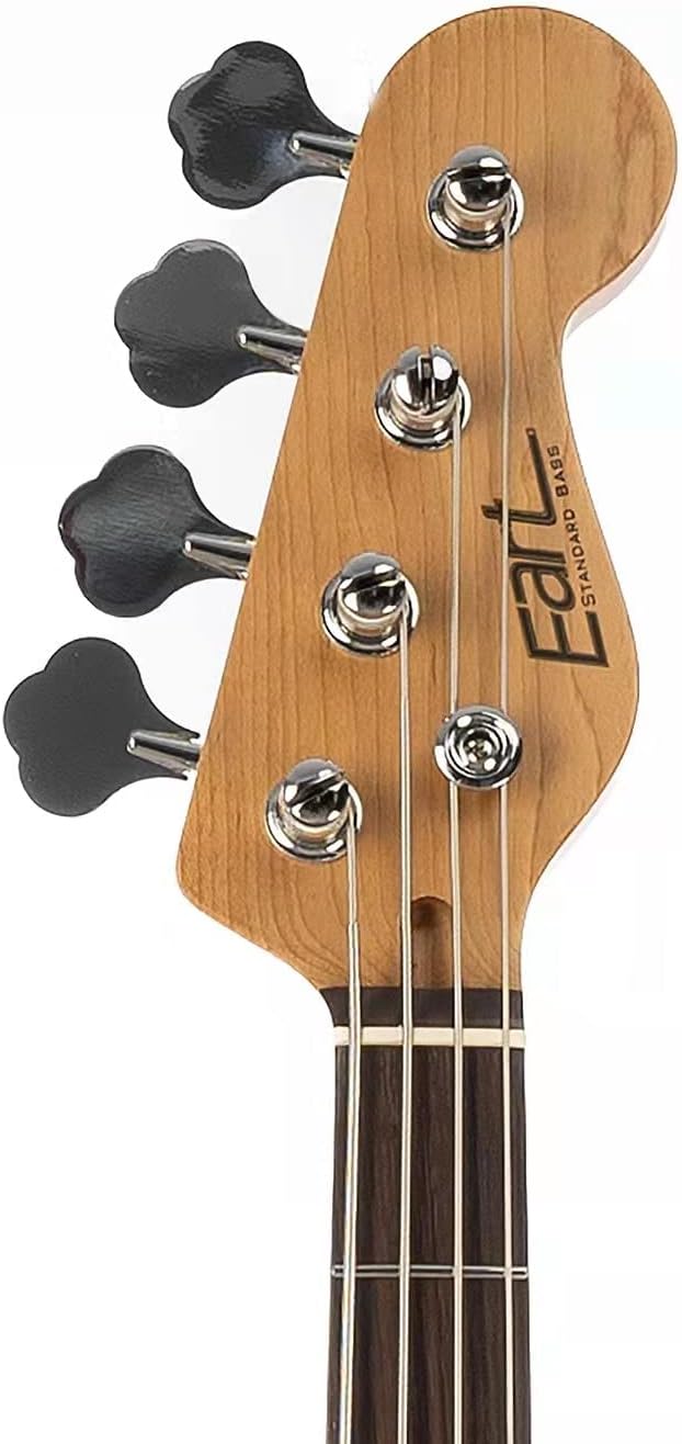 EART Guitars B-100 Roasted Maple Neck Rosewood Fingerboard Mahogany Body Stainless Steel Fret Standard 4 Strings Electric Bass