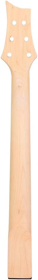 Electric Guitar Neck, 22 Frets Electric Guitar Neck Fingerboard Solid Wood Blackwood Fingerboard for Electric Guitar Musical Instrument Accessories for Electronic Guitar Lovers Electric Guitar Neck