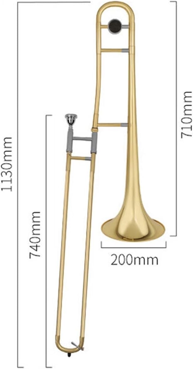 Adult Trombone Instrument Tenor Trombone Brass Instrument In B Flat Suitable For Beginners