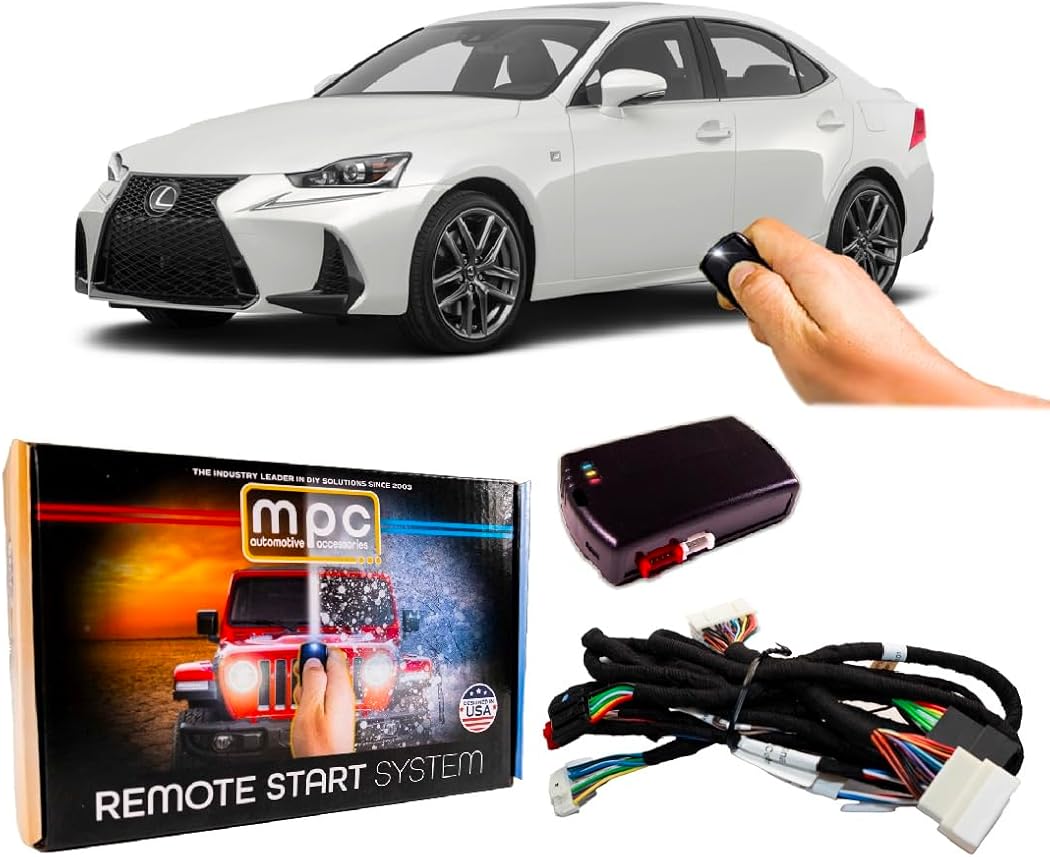 MPC Complete Plug-n-Play Factory Remote Activated Remote Start Kit for 2014-2018 Lexus IS350 - w/T-Harness