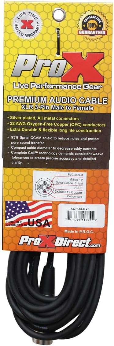 Mackie ProFXv3 22-Channel Professional Effects Mixer with USB + Software Bundle - Bundle With Mackie Carry Bag for ProFX22v3 Mixer, 20' Heavy Duty 7mm Rubber XLR Microphone Cable
