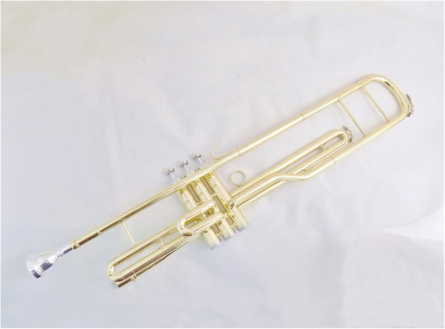 Student Trombone C Key Piston Trombone with Case Mouthpiece Yellow Brass Trombon Lacquer Musical Instruments Trombone Kit