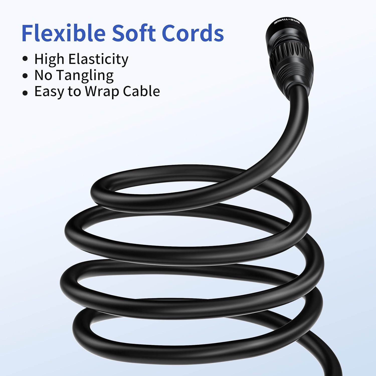 SMALL-EYE 5 Pin DMX Cable 3 ft 8 Pack – 4-Core Male to Female Stage Lighting DMX512 Cable (3')