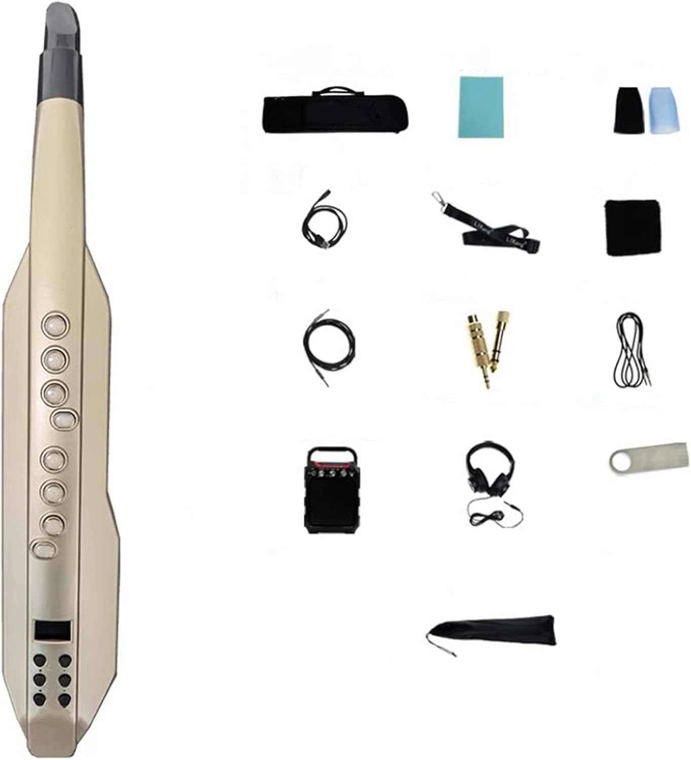 Sax Beginners Kit Digital Saxophone Electronic Blowpipe Beginner Flute Electric Saxophone Cucurbit Leisure Musical Instrument Wind Instrument