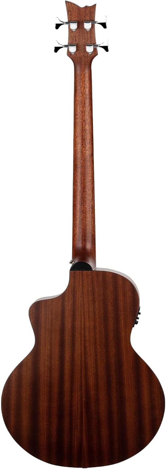Ortega Guitars Deep Series 4 String Acoustic Bass Guitar, Right-handed, Bourbon Fade, (D7CE-BFT-4)