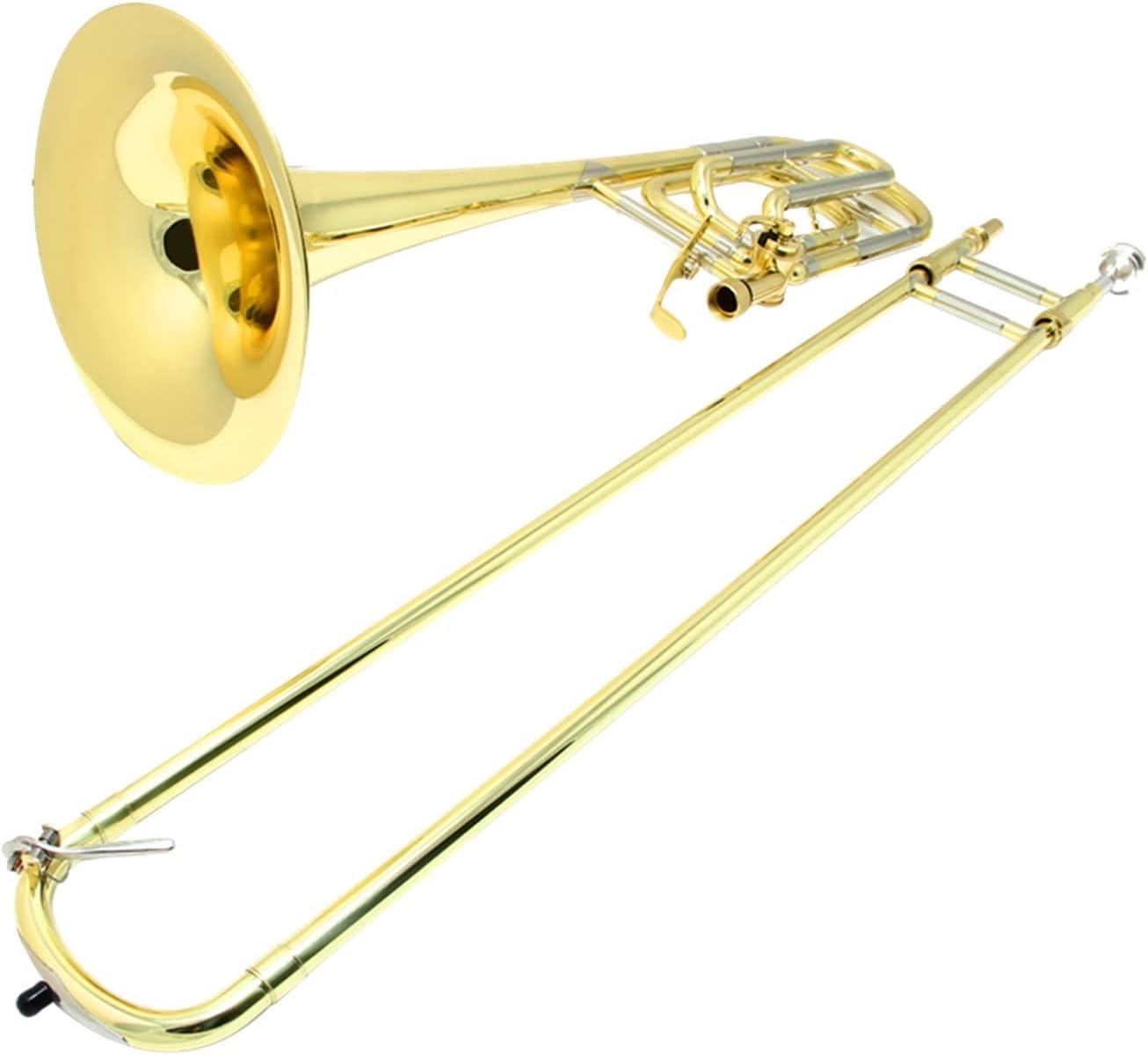FLFL Student Trombone B-Flat-F to F-Tone Sandhi Tenor Trombone Cupronickel Wind Instrument