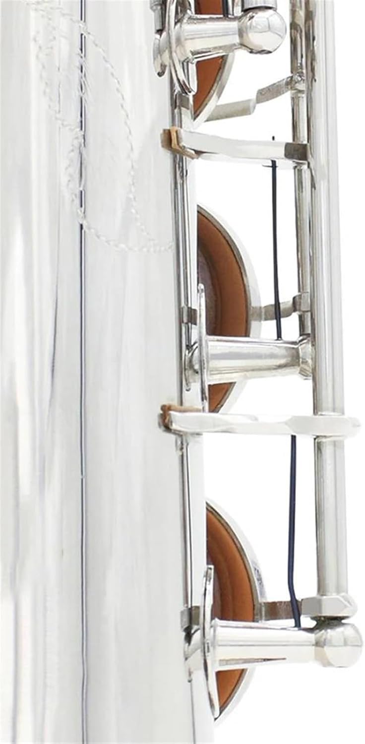 Beginner saxophone Soprano Saxophone Silver Brass Sax Bb B Flat Saxofon Woodwind Musical Instrument With Bag Saxophone Accessories