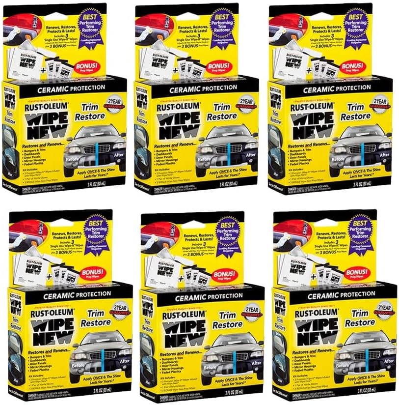Wipe New Trim Restorer - 6 Pack