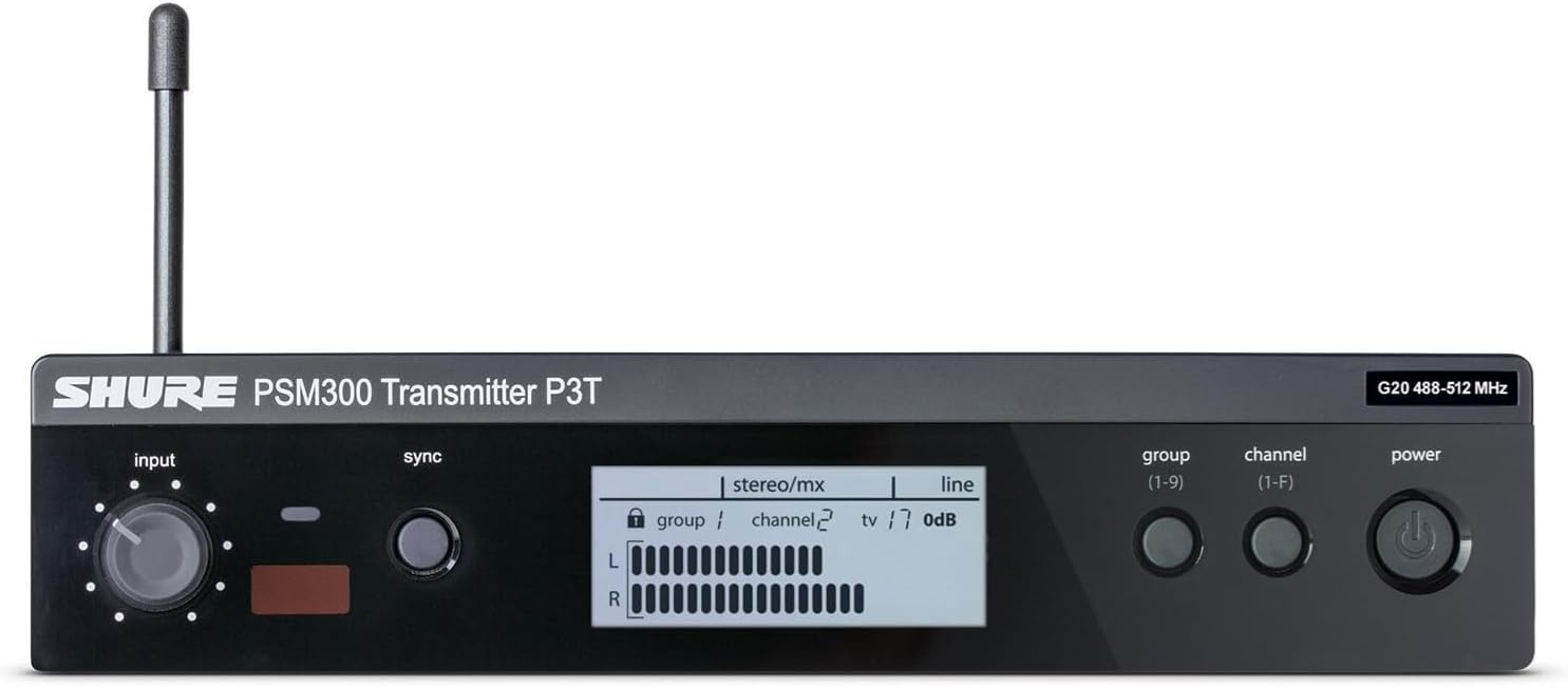 Shure P3T Wireless Transmitter for PSM300 Personal Monitoring Systems