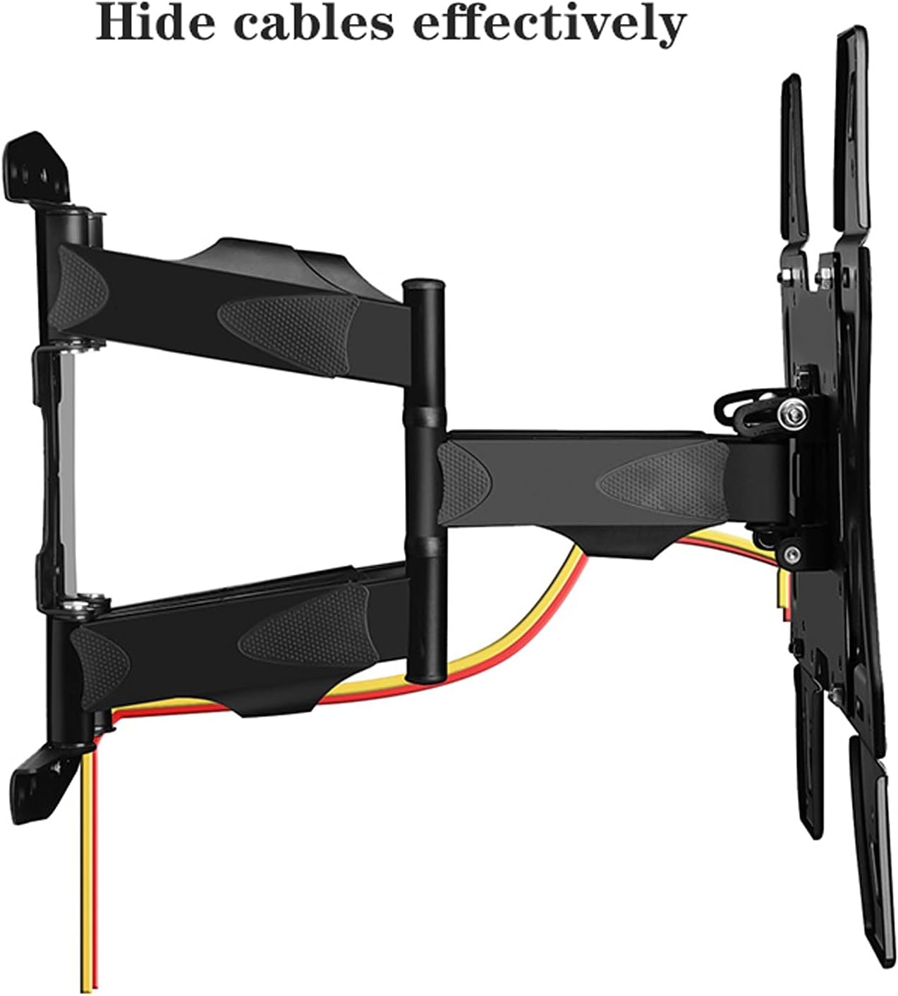 TV Monitor Holder Rack Six-arm Multifunctional TV Stand Full Motion TV Wall Mount Bracket Swivels Tilts Extension for Most 26-65 Inch TVs, Max 400x400mm Up to 99lbs TV Brack