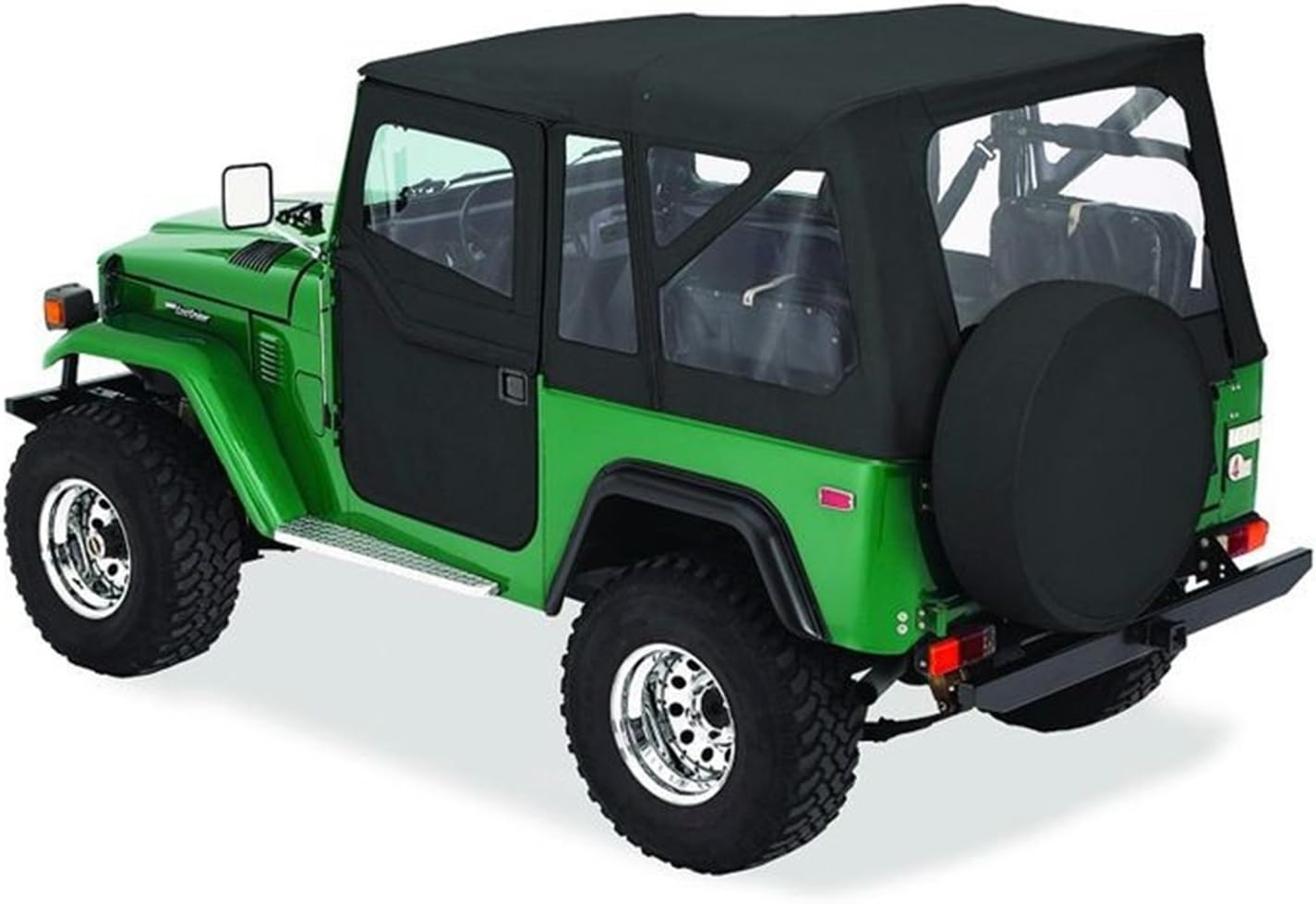 Bestop Supertop Classic - '64-84 Land Cruiser (Black Denim; Clear Windows)