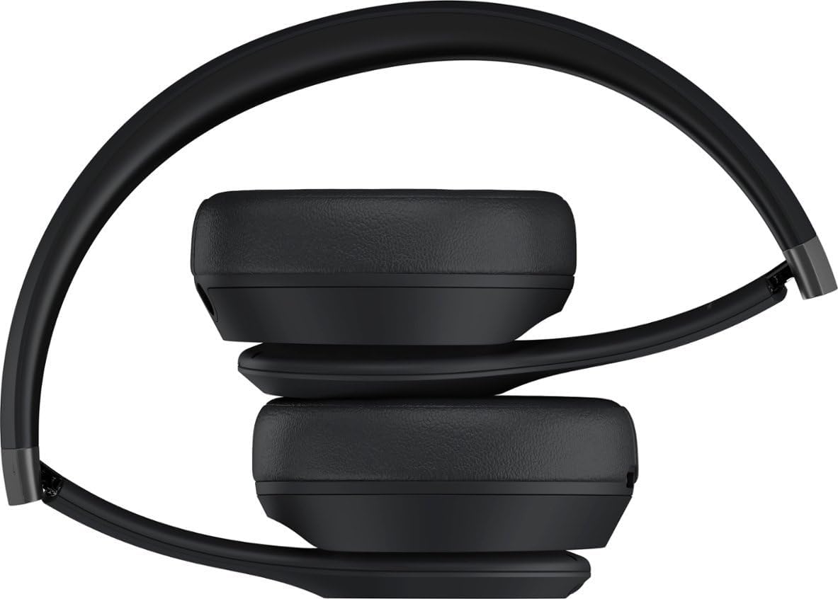 Beats Solo 4 - Wireless Bluetooth On-Ear Headphones, Apple & Android Compatible, Up to 50 Hours of Battery Life - Matte Black (Renewed)