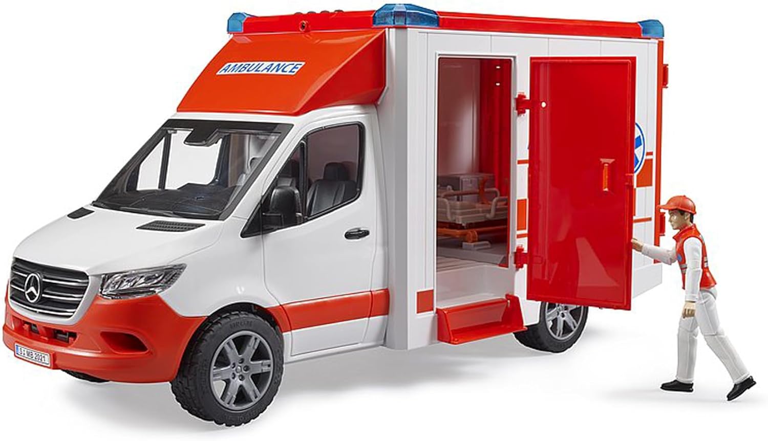 Bruder 02676 MB Sprinter Ambulance with Driver and Light + Sound Module