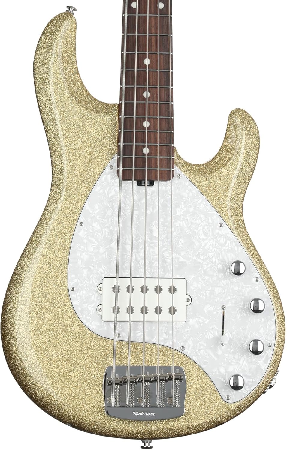 Ernie Ball Music Man StingRay Special 5 H Bass Guitar - Genius Gold with Rosewood Fingerboard