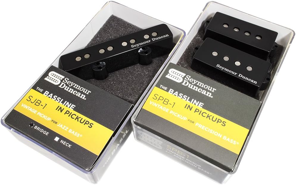 Seymour Duncan Vintage P/J Precision Jazz Pickup Set, SJB-1b and SPB-1