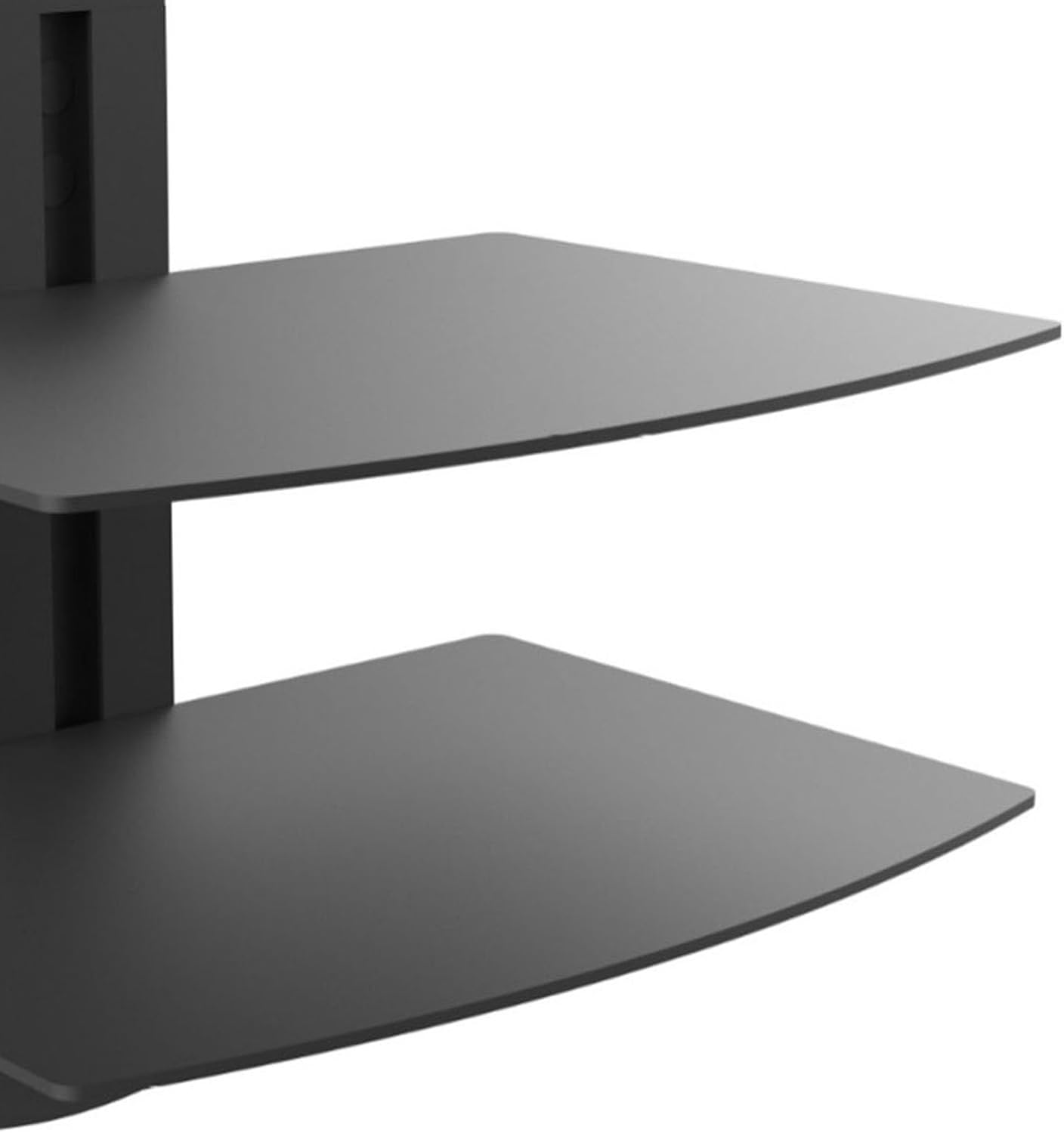 ing Entertainment Center Shelf, 2 Tier Wall Mount TV Shelf, ad BeaSa with s and y truction, for Home Theater System and Li Room r