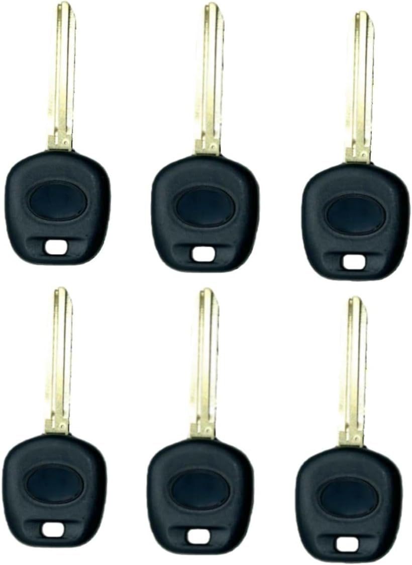 6PCS Ignition Key Blade Fits for Toyota