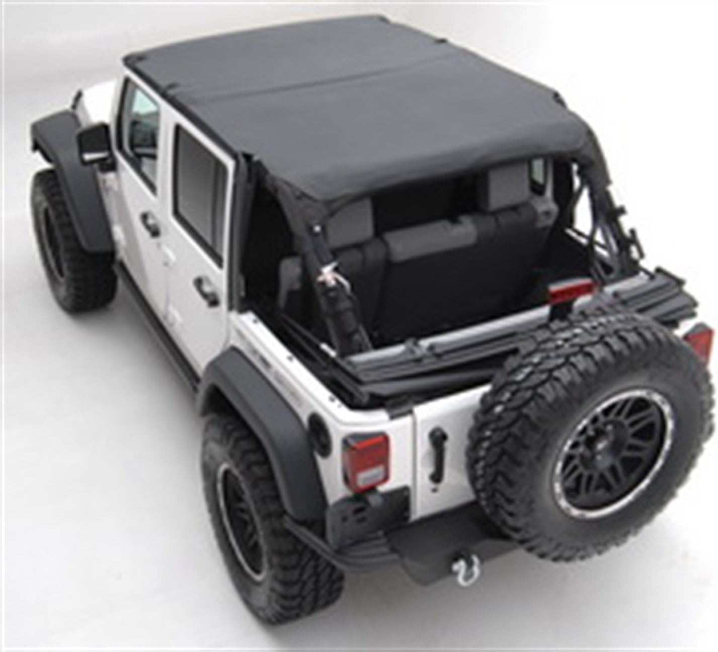SmittyBilt EXTENDED TOP DIAMOND BLK - SB94535