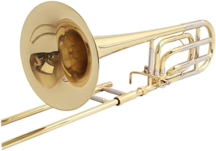FLFL Student Trombone Tenor Trombone Musical Instrument B Flat to F Key Tenor Trombone