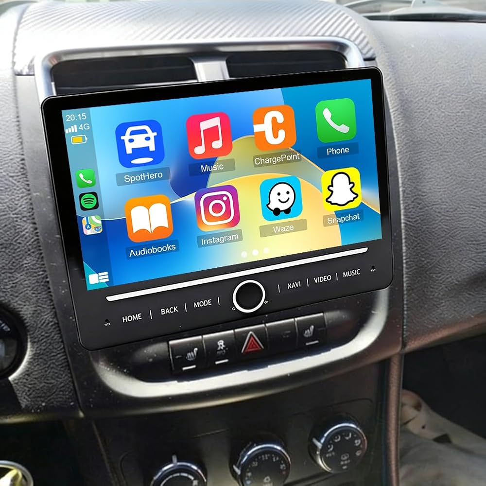 Android 14 Car Stereo for Dodge Avenger 2008-2014,10 Inch Double Din Car Radio with Carplay & Android Auto, in-Dash Navigation Radio with BT Mirror Link WiFi FM Radio & Backup Camera-4+64G