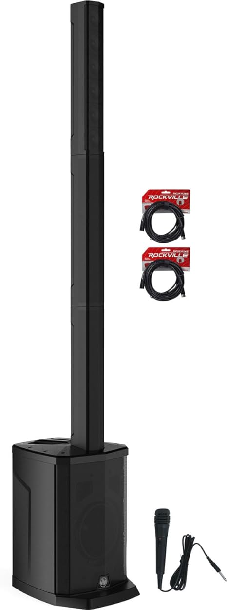 Audiosavings Bundle: (3) Gemini WPX-2000 1200 Watt DJ/PA Powered Line Array Speaker w/ 8